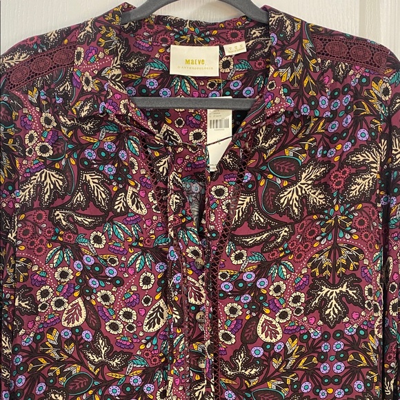 NWT Maeve‎ X Anthropologie Janie Peasant Blouse - Picture 5 of 12
